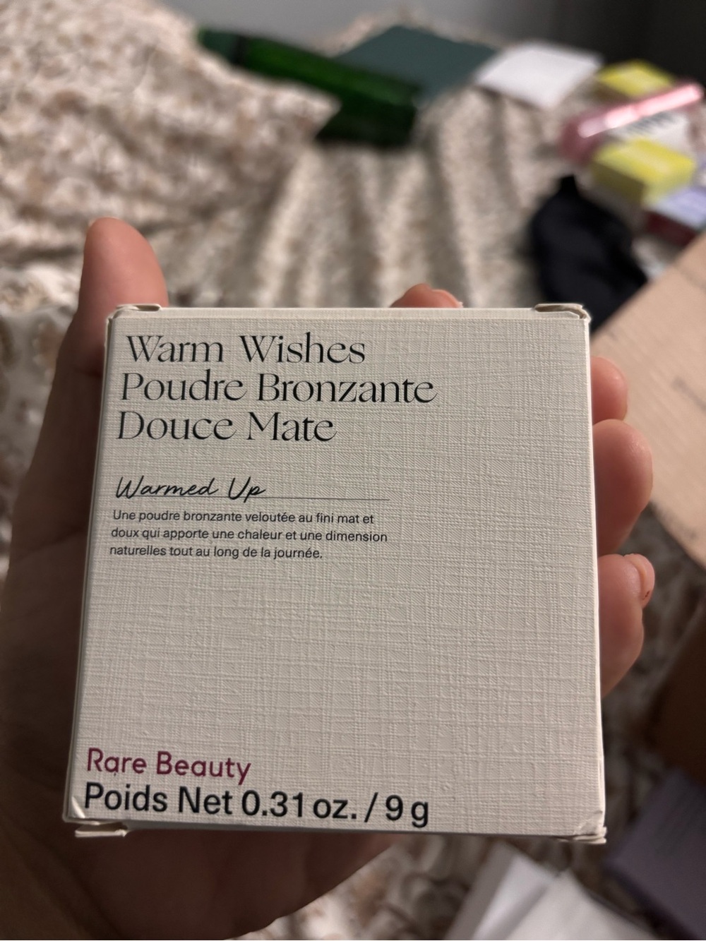 Rare Beauty Warm Wishes Bronzing Powder - Cream Box with Pink Logo